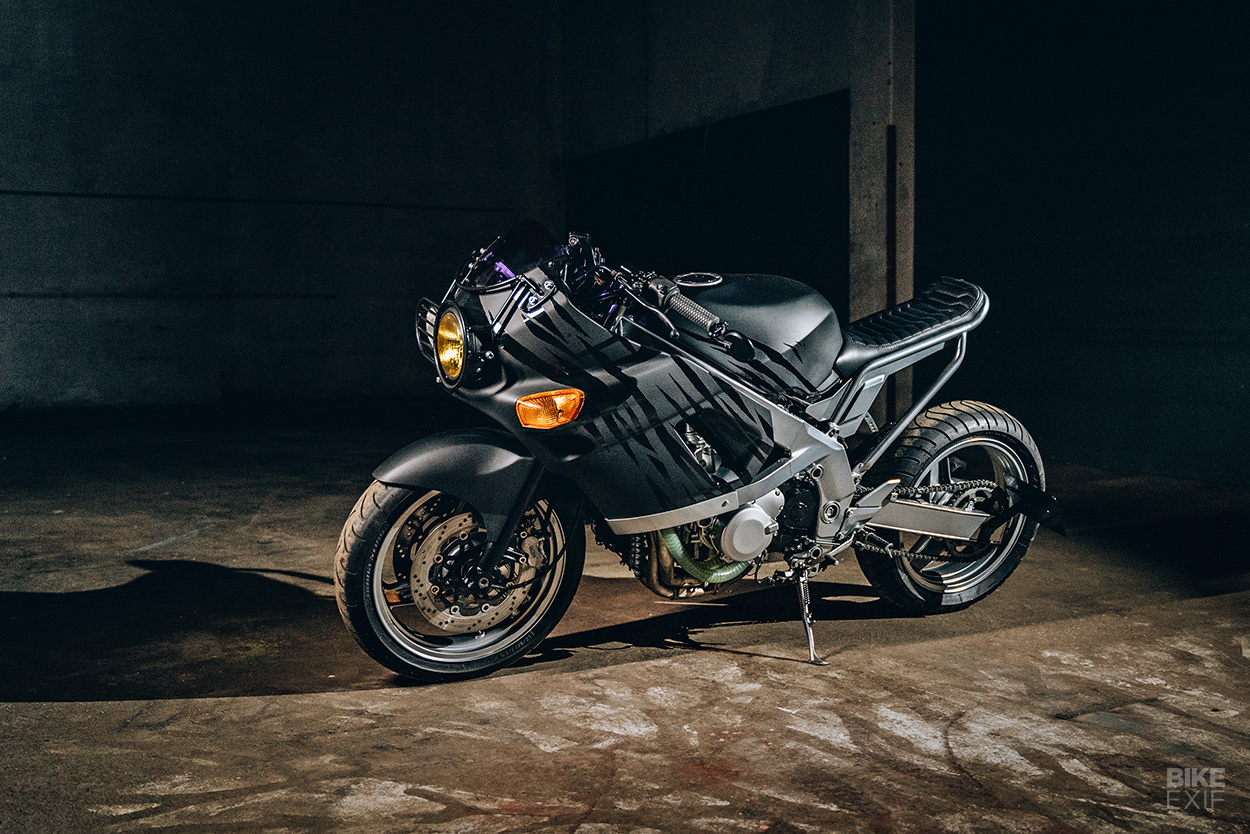 Urban Junglist: A tiger-striped ZZR600 from Holland | Bike EXIF