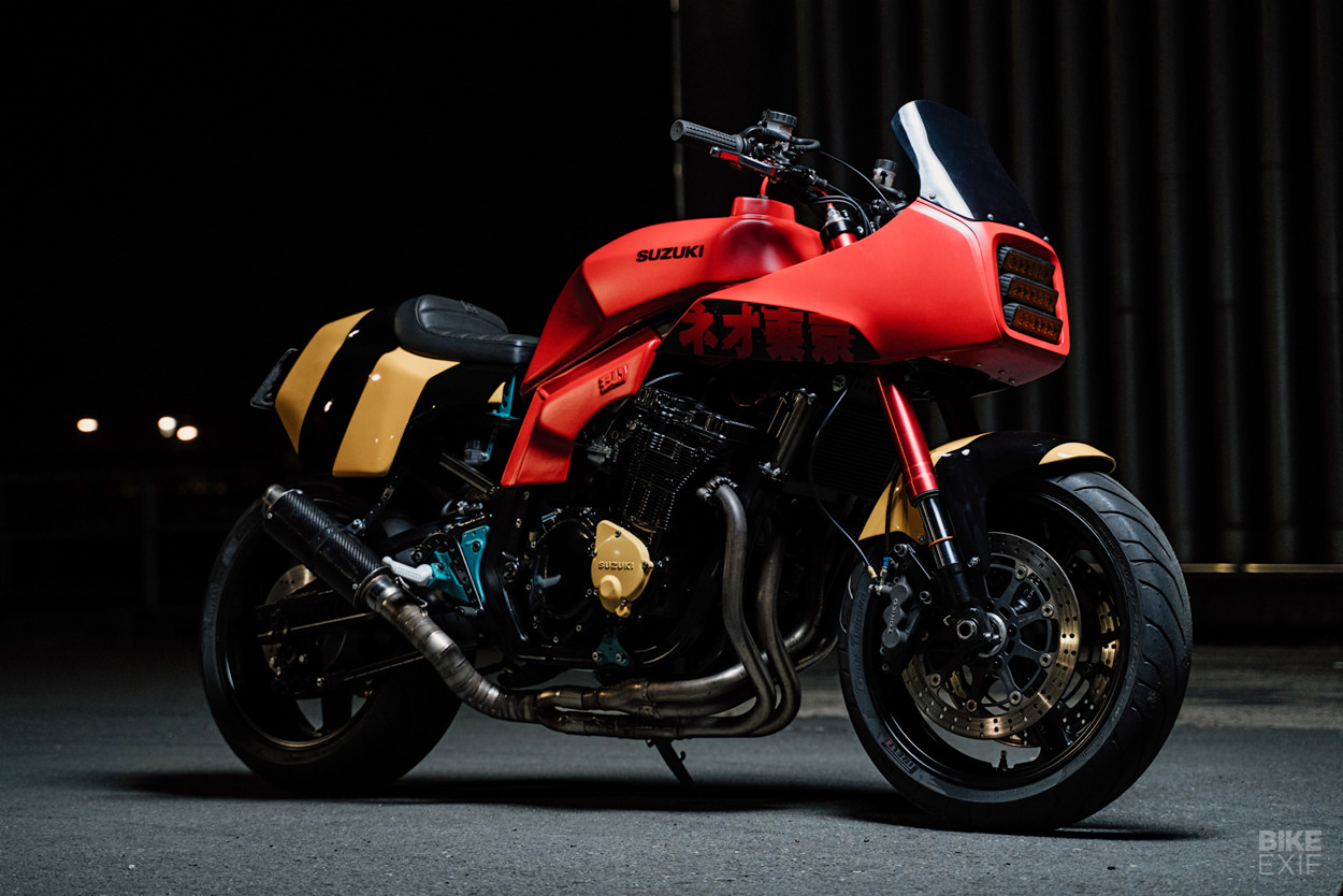 古本　PIMP Neo Tokyo: A GSX-R750 'slabby' from Cool Kid Customs | Bike EXIF