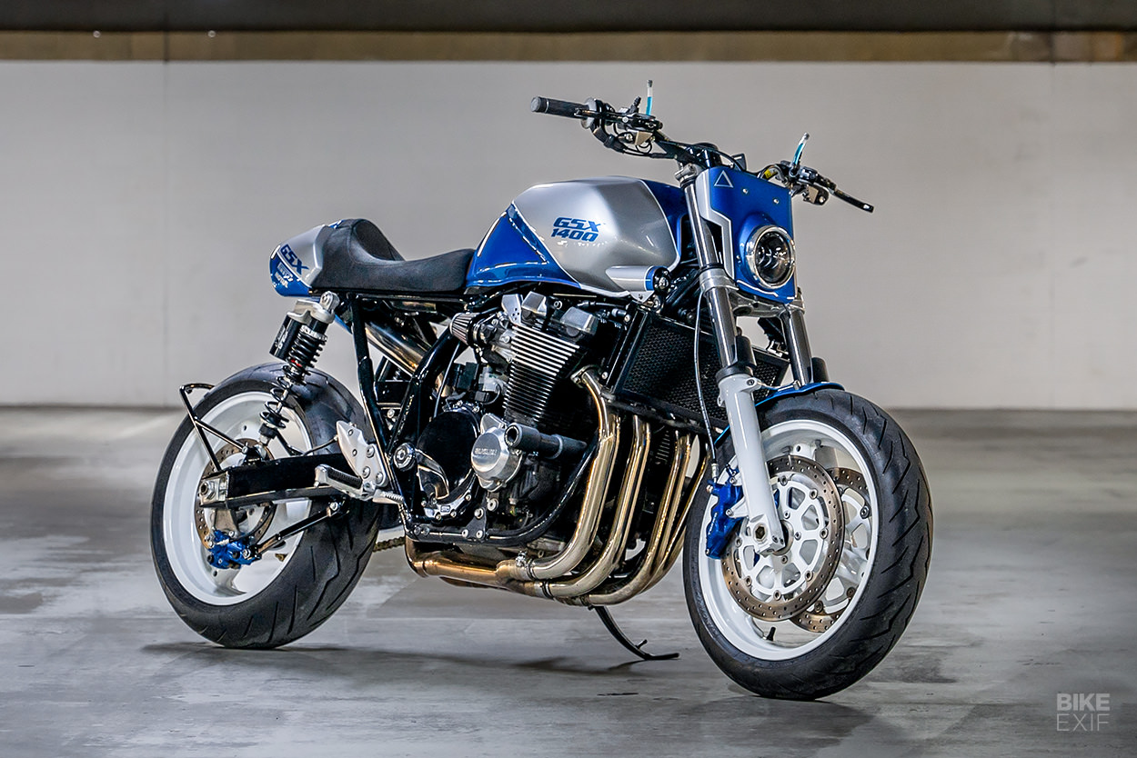 Four to the floor: Purpose Built's custom Suzuki GSX1400