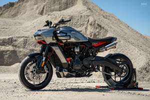 Harley-Davidson Pan American Custom Bike Kit의 CNCPT Moto 및 PowerBrick