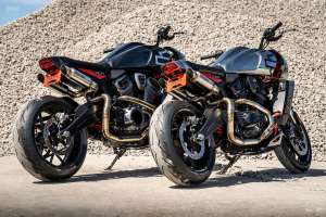 Harley-Davidson Pan American Custom Bike Kit의 CNCPT Moto 및 PowerBrick